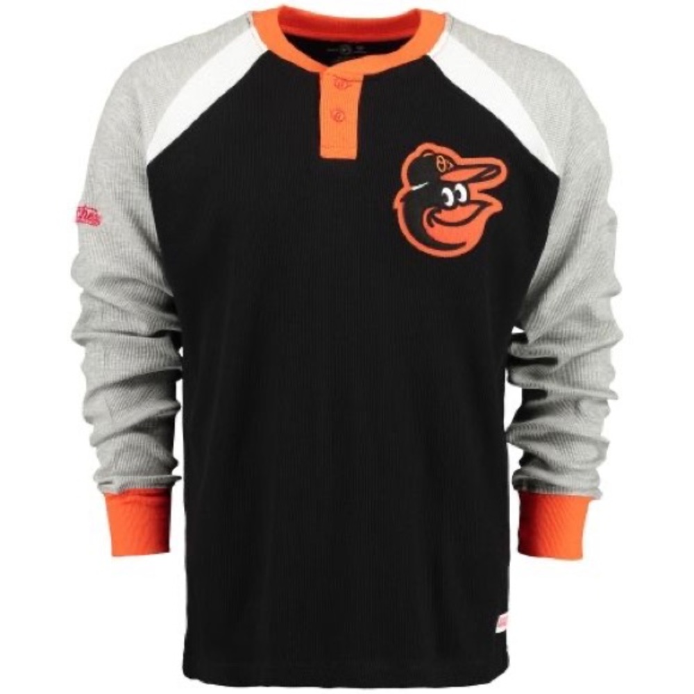 MLB Baltimore Orioles Thermal Henely Long Sleeve